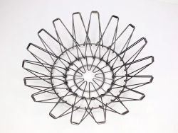 Фруктовница Доляна раскладная, (Черный), 29×29×4,5 см