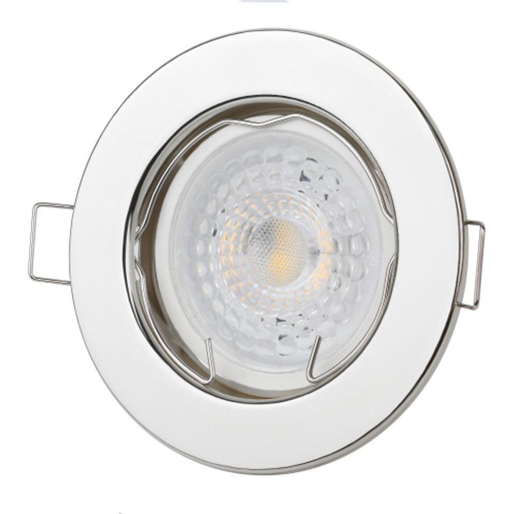 ST1 CH Светильник ЭРА штампованный MR16,12V/220V, 50W хром