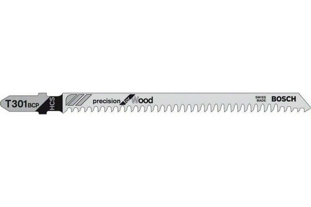 Пилки T301ВСР для лобзика по дереву 5 шт. (91 мм; HCS) BOSCH 2608633A37