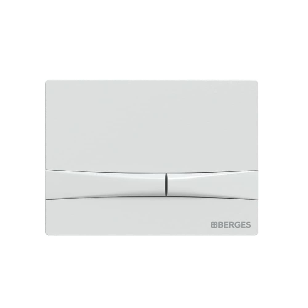 Кнопка BERGES для инсталляции NOVUM F4 Soft Touch БЕЛАЯ 040054