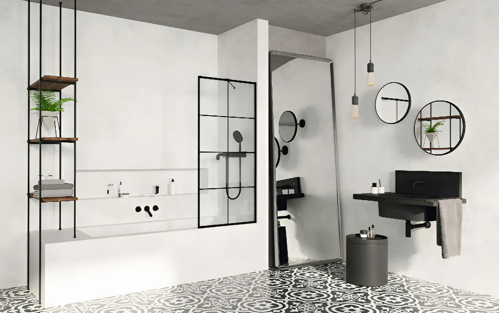 Шторка MUZA F80 для ванной, Ceruttispa (80х140)