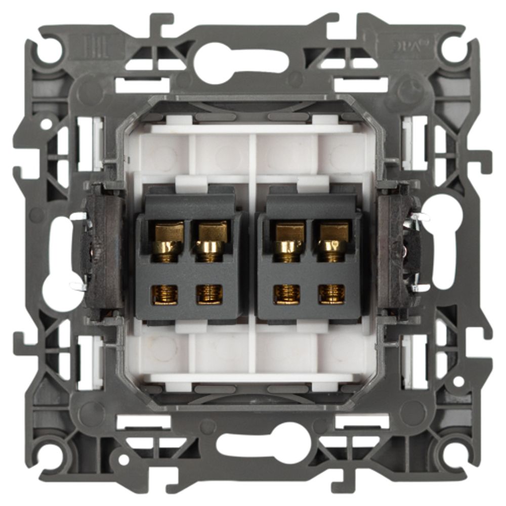 Розетка ЭРА Серия 12 12-3112-01М аудио двойная белый матовый