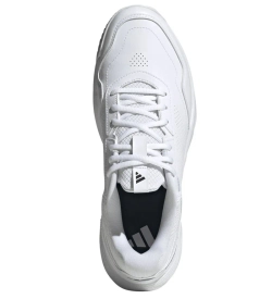 Мужские кроссовки теннисные Adidas GameCourt 3 Synthethic Leather M - cloud white/ cloud white/core black