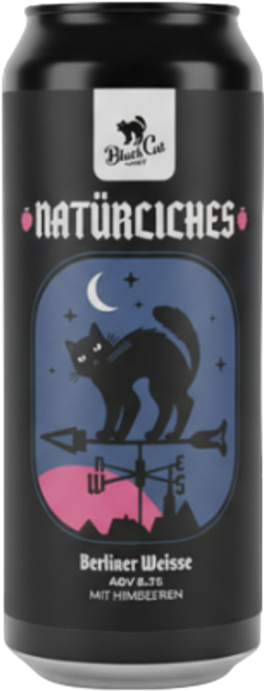 Пиво Блэк Кэт Натюрлих / Black Cat Naturliches 0.45 - банка