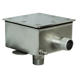 RV Распаячный короб герметичный квадратный 110х110мм (НР 3/4″, AISI-304)
