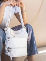 Сумка рюкзак через плечо большая шоппер