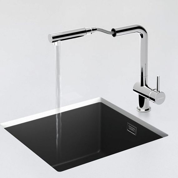 Смеситель SCHOCK Epos-D, выдвижной излив хром