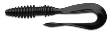 Приманка силиконовая Keitech Mad Wag 4.5" #001 Black