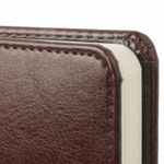 Ежедневник недатированный А5 138х213 мм BRAUBERG "Imperial" под кожу, 160 л., коричневый, 123414