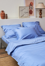 Набор наволочек из премиального сатина сиреневого цвета из коллекции essential, 50х70 см