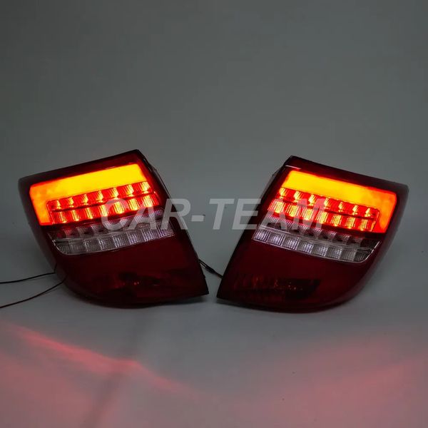 Задние фонари Лада Гранта, Гранта FL седан светодиодные с плавающим поворотником, красные (21900-3716010-31/21900-3716011-31)