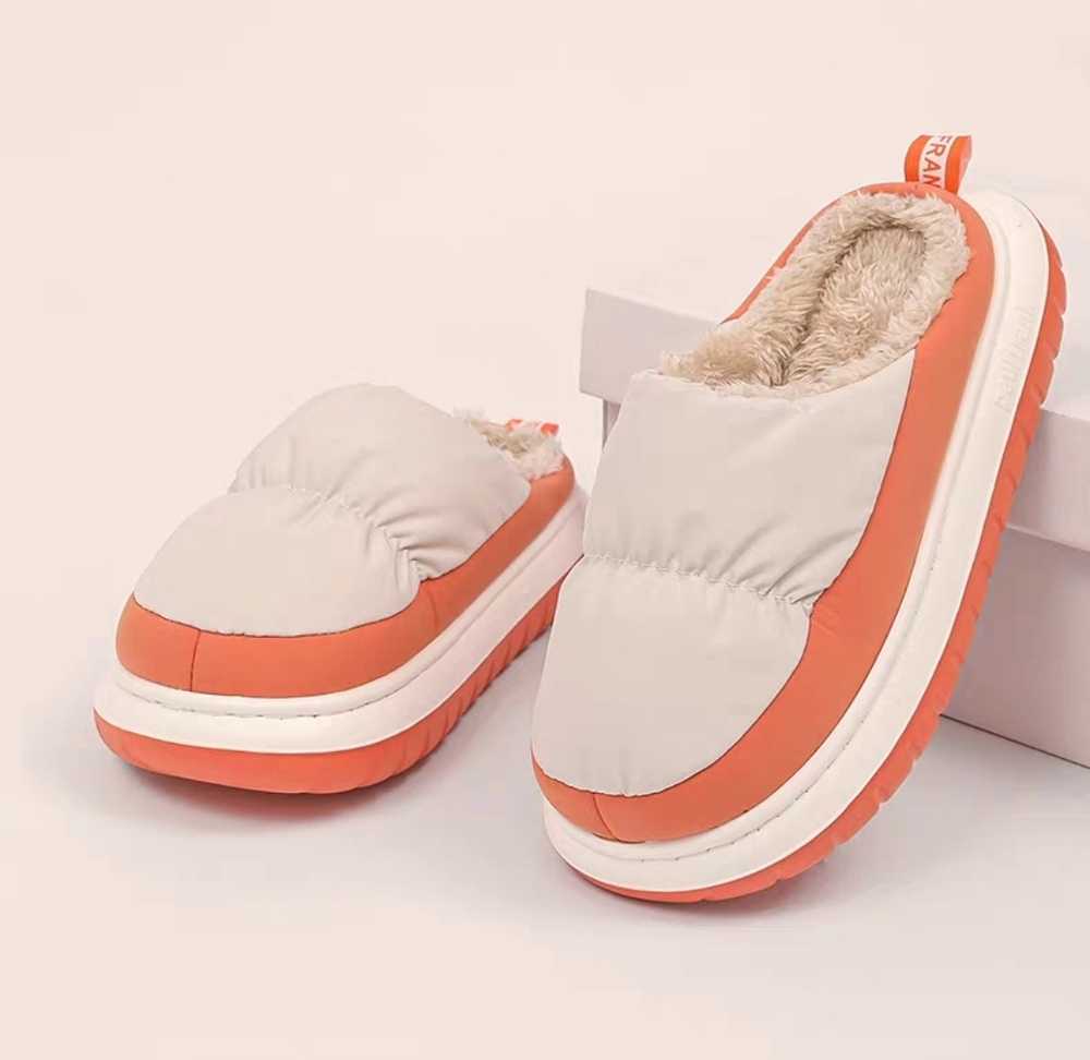 Домашние тапочки Paul Frank Macaroon II Color (White/Orange)