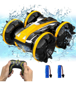 Радиоуправляемый перевертыш-амфибия Volantex RC желтый 4WD 2.4G 1/20 RTR