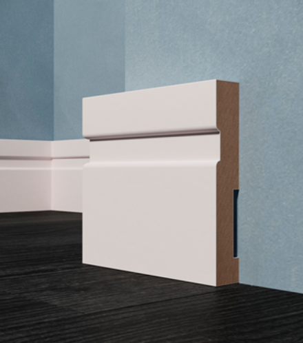 Плинтус МДФ EVROWOOD, PN 021, Белый