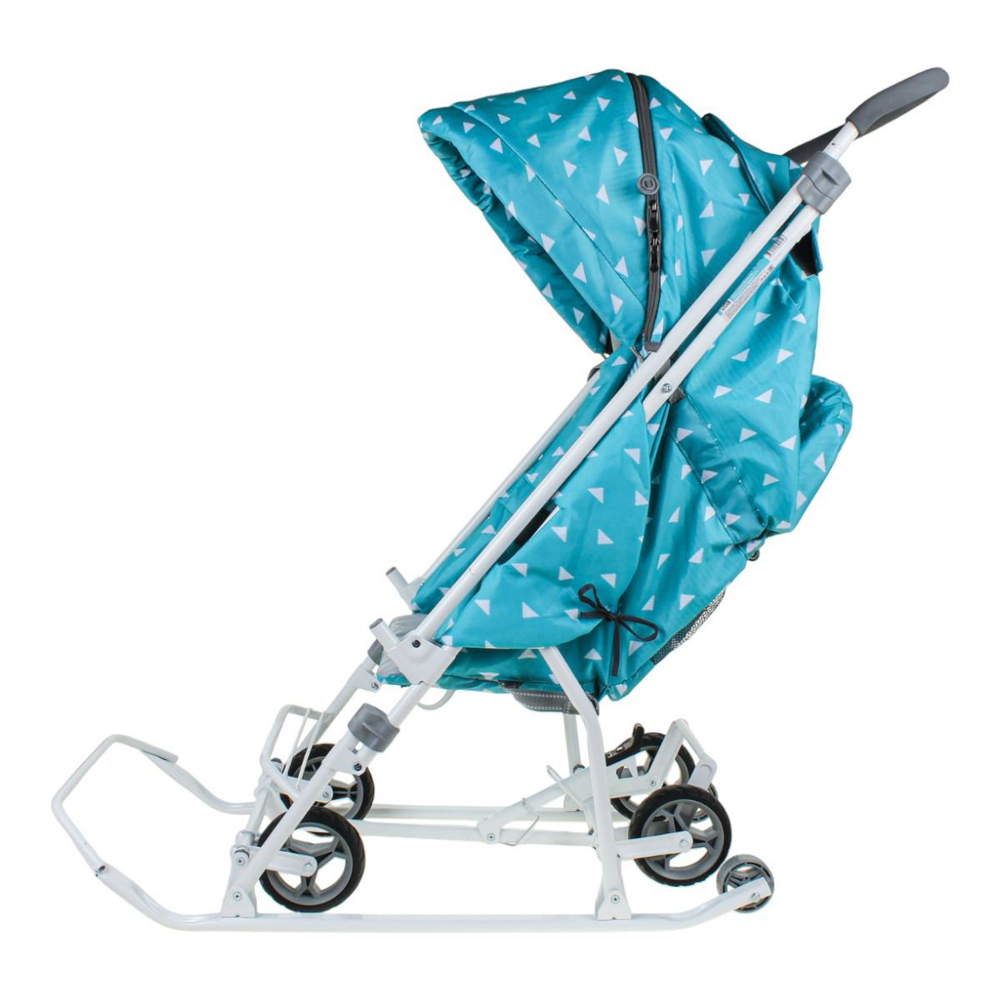 Санки-коляска "Наши Детки 3-1К" с треугольниками