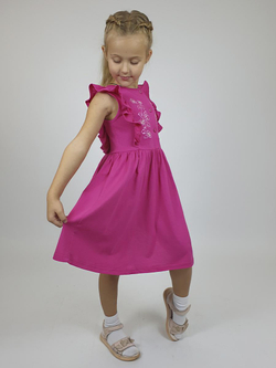 11-184-5 платье для девочки Luneva