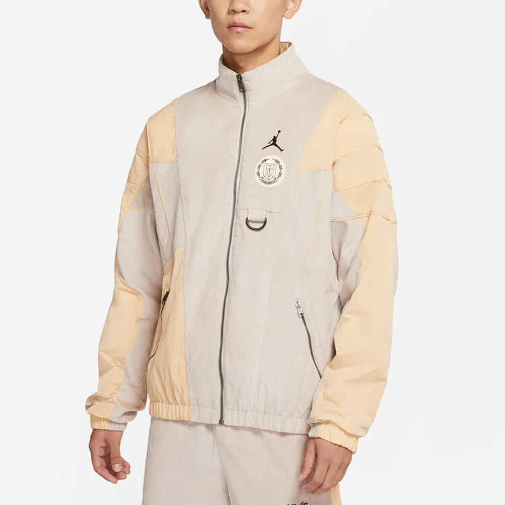 Jordan x HTG Crossover Contrast Color Stitching Logo Stand Collar Jacket Asia Edition, DJ7976-236