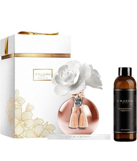 Sensual Camelia, ароматический диффузор с необычными палочками, Chando