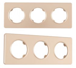 Рамка на 3 поста Arte Milano am-502.15 502.15-3.shampan