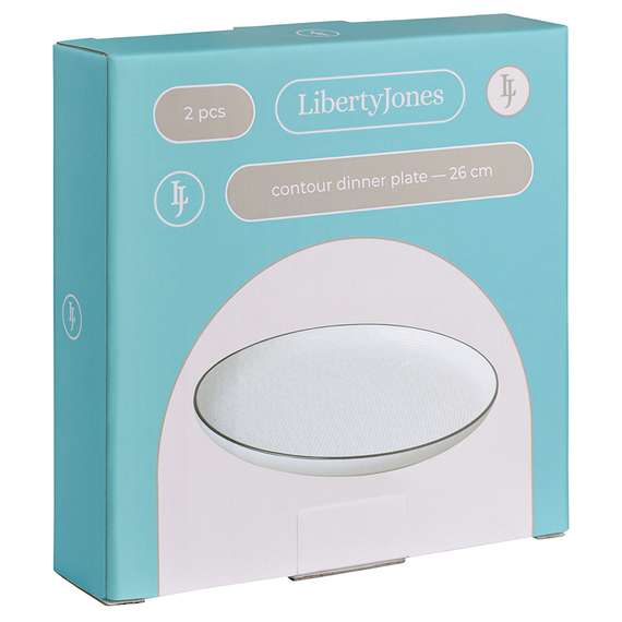 Набор тарелок contour, D26 см, 2 шт.