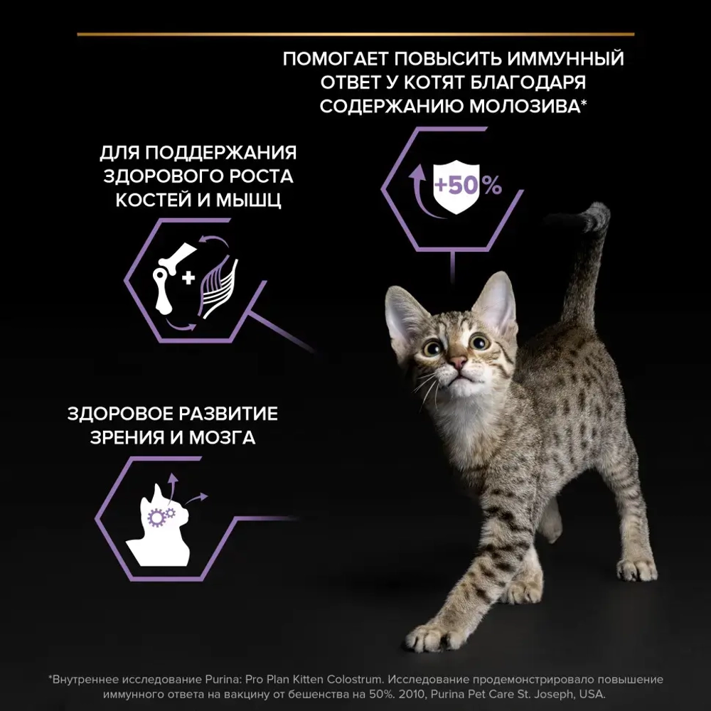 Pro plan healthy start сухой корм для котят, беременных и кормящих кошек, с курицей - 400 + 400 г в подарок