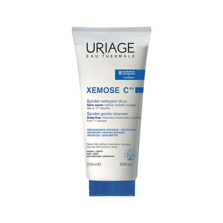 Uriage Xemose Gentle Cleansing Syndet Мягкий очищающий гель, 200 мл