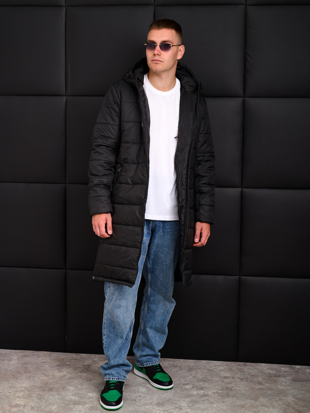 Пальто мужское зимнее "Норвегия" черный