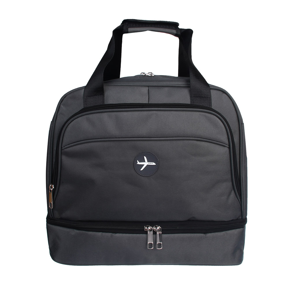 Сумка дорожная с отделением для обуви тм ЮL, полиэстер, 40х33х20см, 2-3 цвета