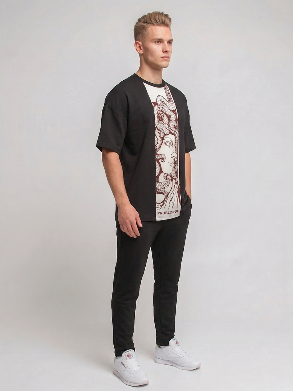 ФУТБОЛКА для парикмахеров НУМЕРО 1 мужская принт Медуза