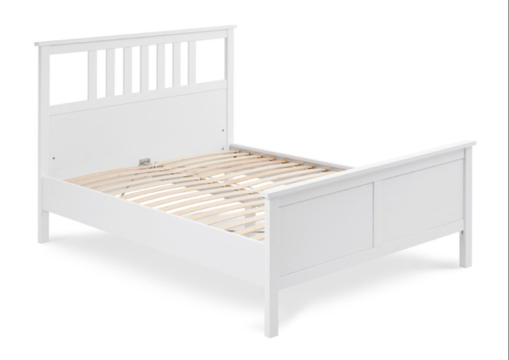 Двуспальная кровать, КЫМОР (HEMNES), 140х200 см, белый