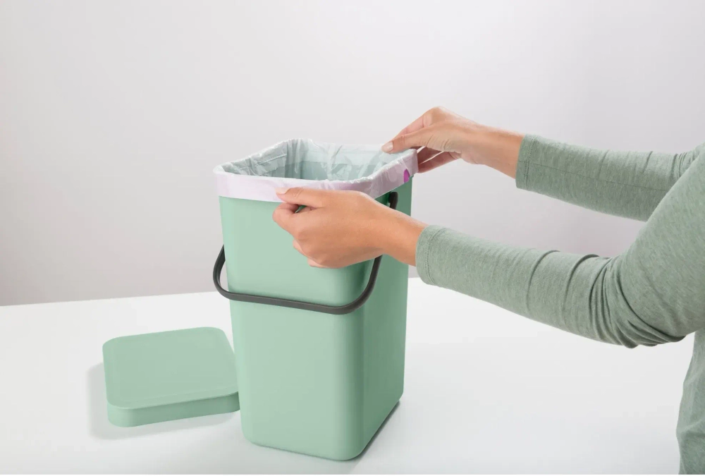 Brabantia Контейнер для мусора Sort & Go 12л для сортировки Jade Green