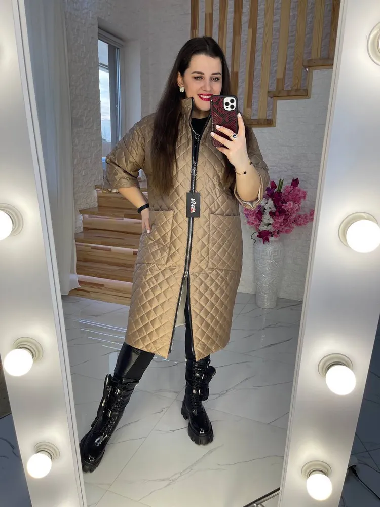 Пальто коричневое Модель ВЛ-133-5