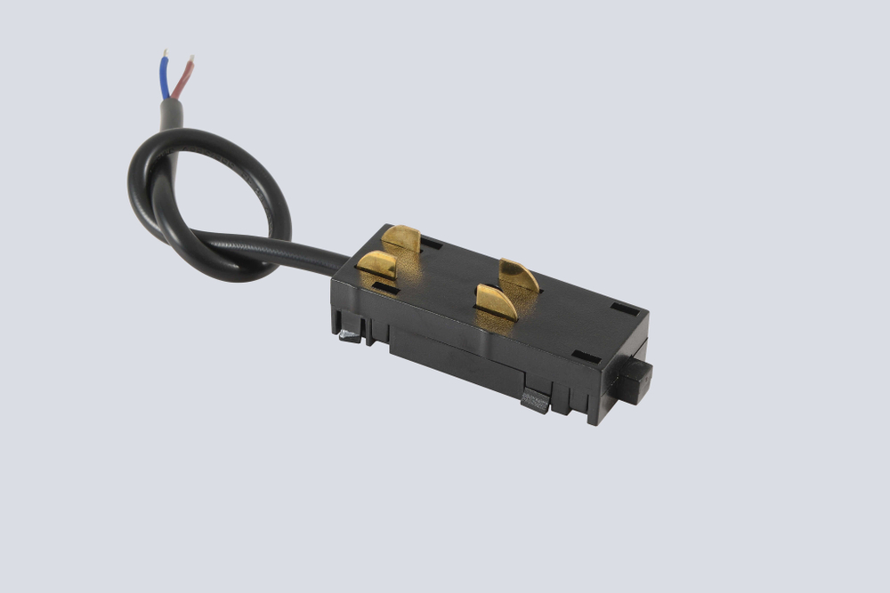 Питание для шинопровода 220V Crystal Lux CLT 0.205 02 L2000 BL