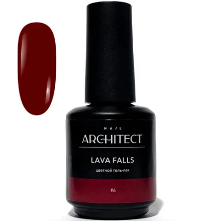 Nail ARCHITECT Цветной гель-лак. Лавовые водопады #06 Lava falls, 15 мл