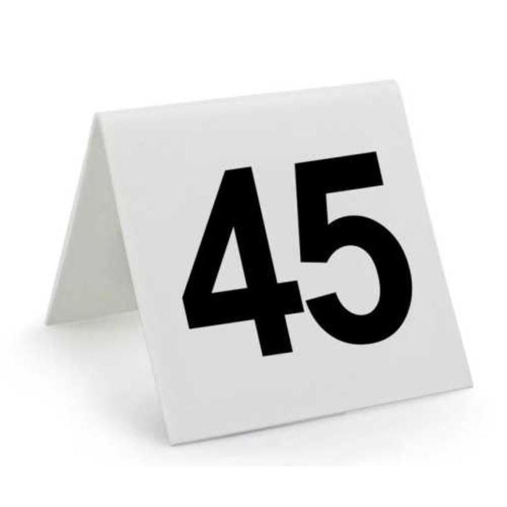 Табличка "Номера" (26-50) 7,5*7,5 см, пластик, P.L. Proff Cuisine