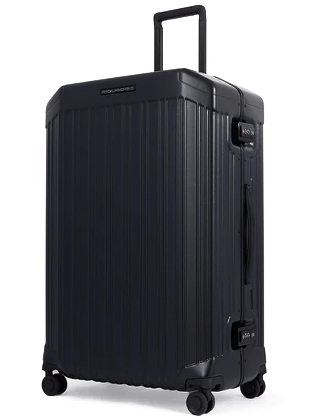Чемодан Piquadro PQ-LM (BV4428PQLM/NO) 51x75x28см 82л. поликарбонат/натур.кожа черный матов.