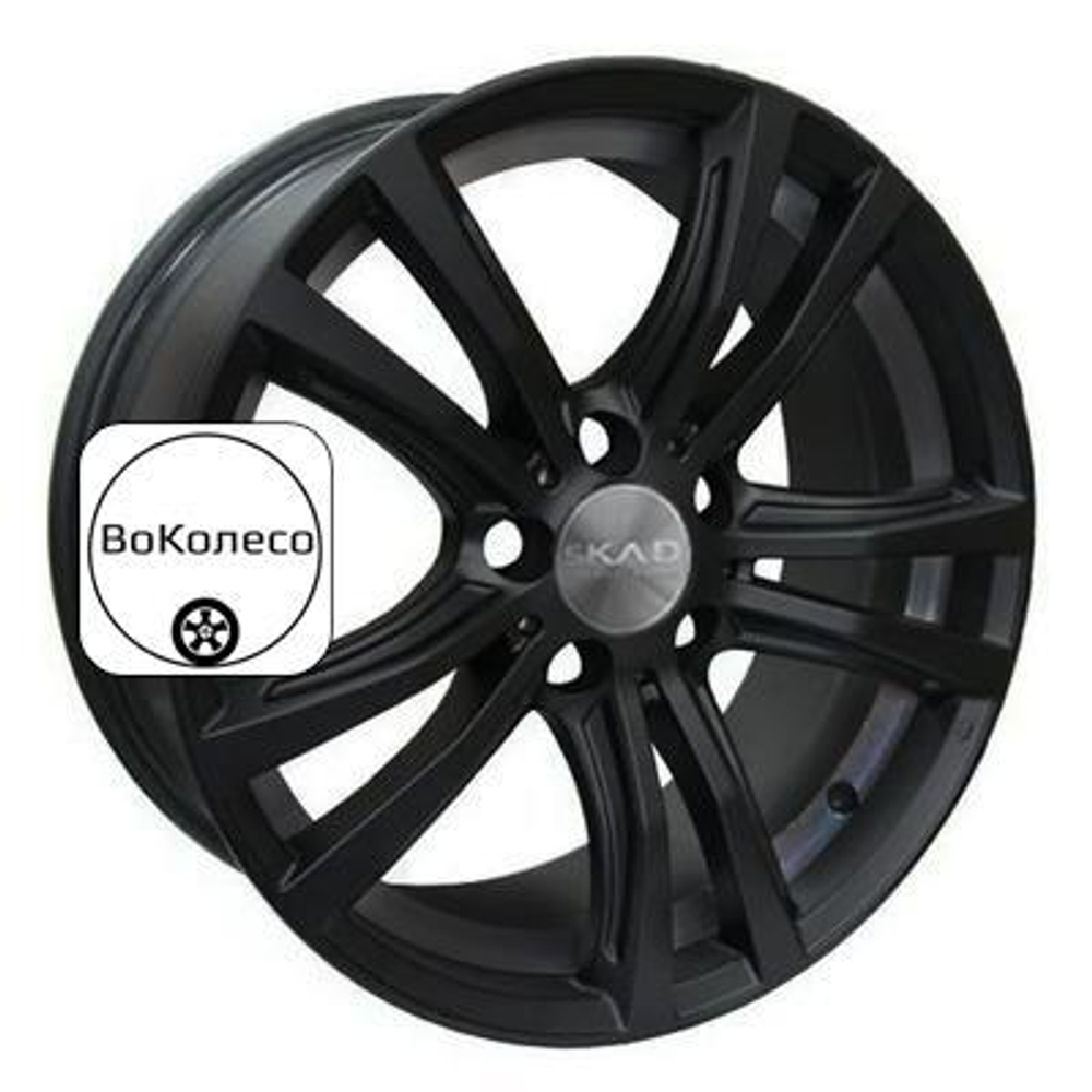 8x18/5x120 ET34 D72,6 Мюнхен (КЛ306) Черный бархат СКАД