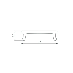 Экран СEIL-S14-SHADOW-2000 FLAT OPAL (Arlight, Пластик) 042097