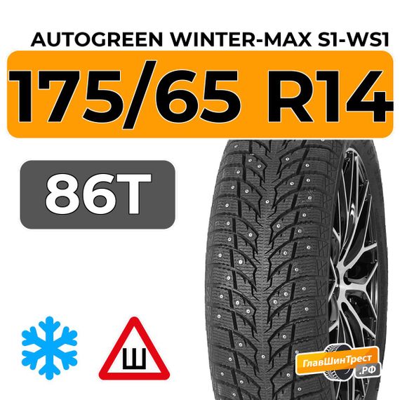 Autogreen Winter-Max S1-WS1 175/65 R14 86T XL шип.