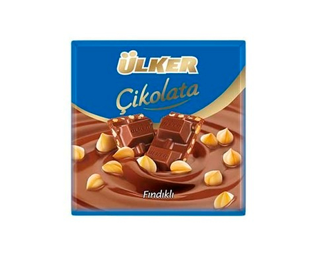 Шоколад Ulker молочный с фундуком 60 гр