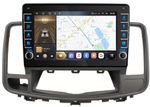 Магнитола для Nissan Teana 2008-2013 (монохром экран) - Carmedia OL-1669 (кнопки и крутилки), Android 12, TS10, CarPlay, 4G SIM-слот
