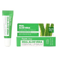 Бальзам для губ суперувлажняющий с алоэ FarmStay Real Aloe Vera Essential Lip Balm 10мл