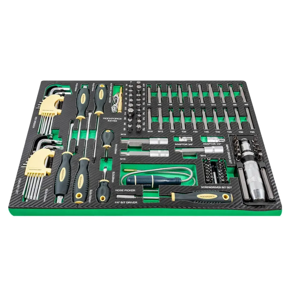 Набор отверток и бит 119пр.,в ложементе RockForce##Rock FORCE RF-K21192