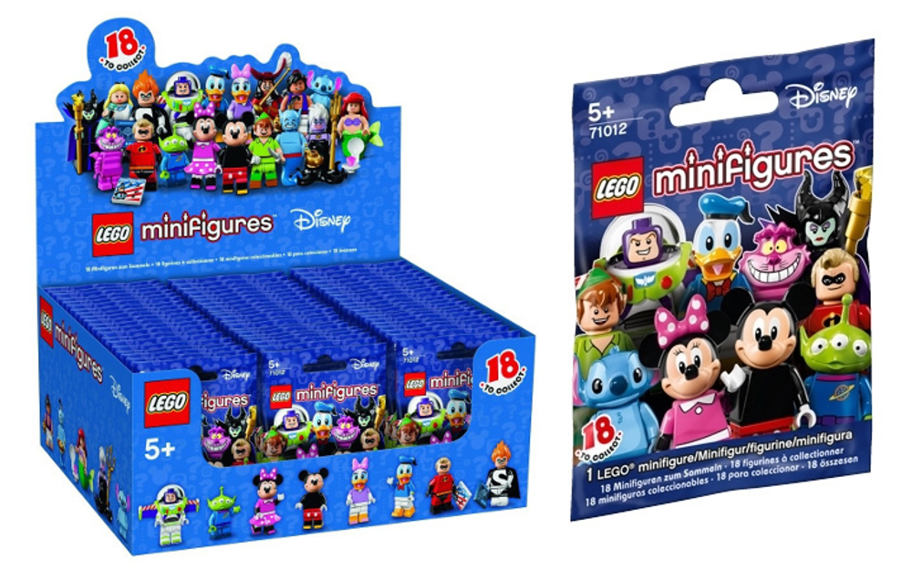 LEGO Minifigures: Минифигурки LEGO из серии Disney 71012 — Disney Minifigure Random Bag — Лего Минифигурки