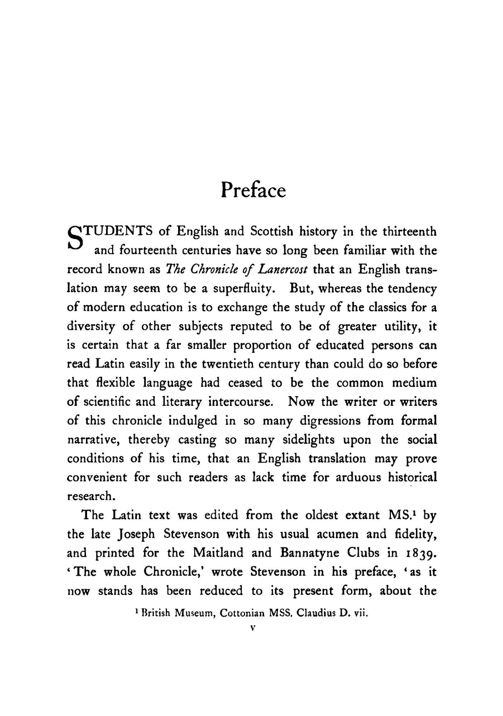 The Chronicle of Lanercost, 1272-1346 : Translated, with Notes | Maxwell Herbert