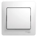 Schneider Electric Glossa Белый Выключатель 1-клав. в сборе с рамкой IP20 скрытая установка 86977