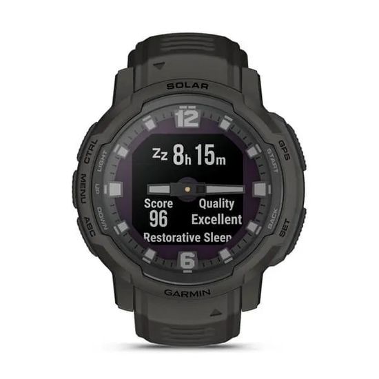Умные часы Garmin Instinct Crossover Solar графитовый