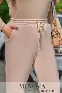 Брюки 5381-бежевый Minova