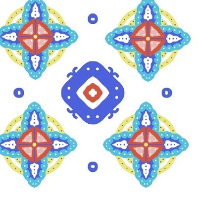Синие квадраты