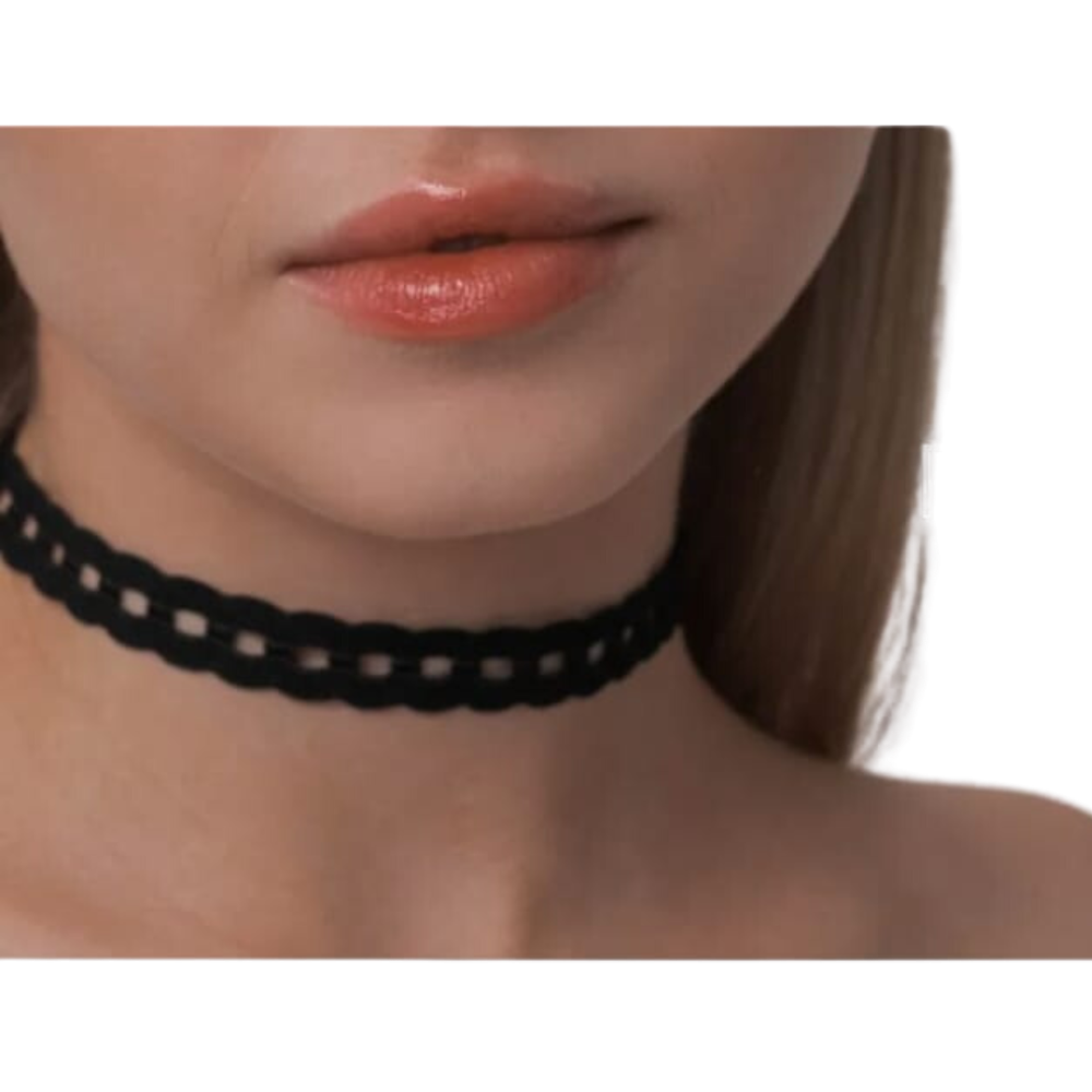 Чокер из петель – стильное украшение на шею
